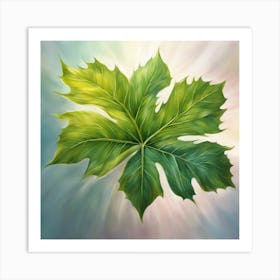 Leaf Of Life Art Print