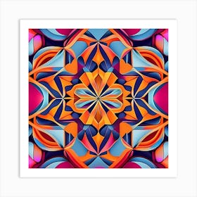 Abstract Psychedelic Pattern 5 Art Print