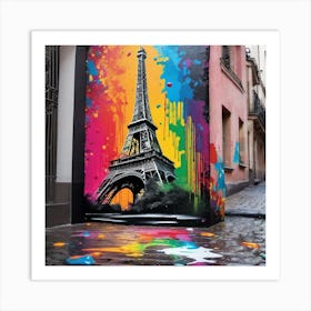 Paris Street Art Art Print