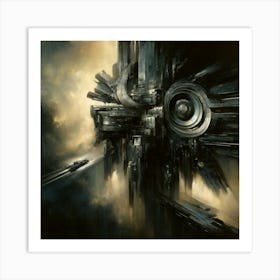 Spaceship Art Print