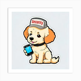 Security Dog Art Print