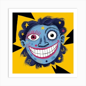 Clown'S Face Art Print