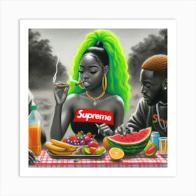 Supreme - Eat Art Print