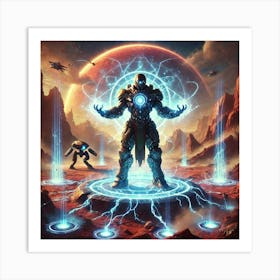 Warlord Atrion Weaponization Environment Sci Fi Art Print