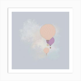 Hot Air Balloons Art Print