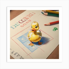 Duck Bag Art Print