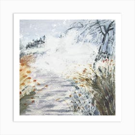 Winter Walk Art Print