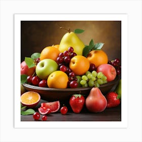 Fruit Bowl 1 Art Print