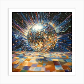 Disco Ball Art 40 Art Print