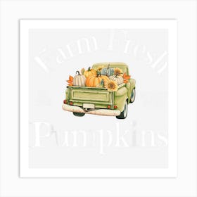 Farm Fresh Pumpkins Art Print