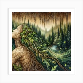 Elven Woman 4 Art Print