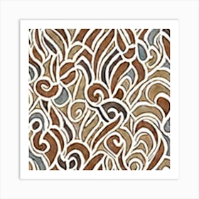 Swirls And Swirls Art Print