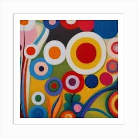 'Circles' Art Print