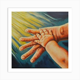 Hands Of Jesus Art Print