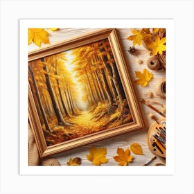 Autumn forest 2 Art Print