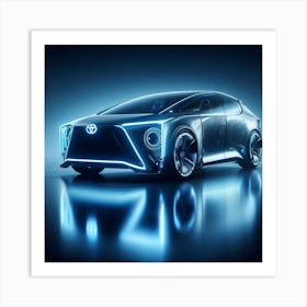 Futuristic Car 4 Art Print