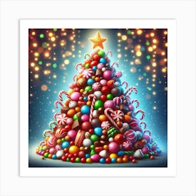 Candy tree Art Print