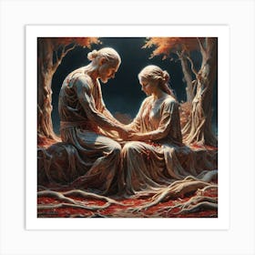 Adam And Eve 2 Art Print