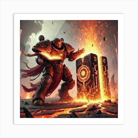 Flame Channeler 2 Converted Art Print