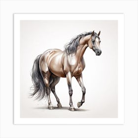 Horse Portrait Art Print