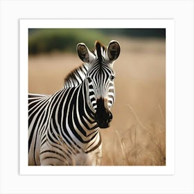 AFRICAN ZEBRA Art Print