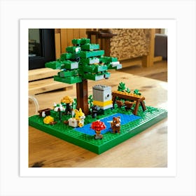 Lego Forest Poster