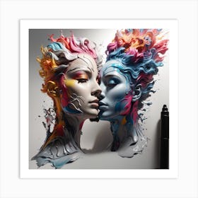 Double Vision Art Print