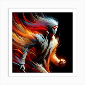 Firefox Art Print