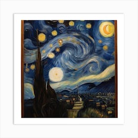 Starry Night Art Print