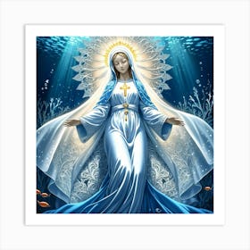 Virgin Mary Art Print