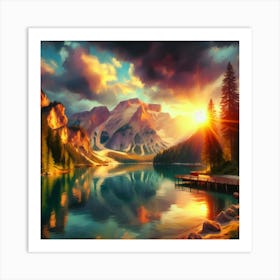 Enchanted Horizon 24 Art Print