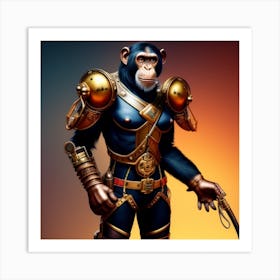 Monkey's Father Art Print