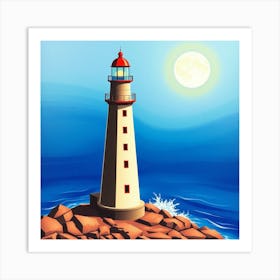 Lighthouse 21 Art Print