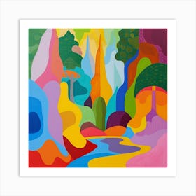 Abstract Park Collection Daan Forest Park Taipei 1 Art Print