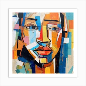 Face Of A Woman 2 Art Print