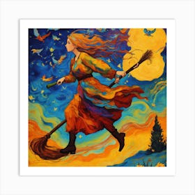 Witches Broom Art Print