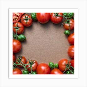 Frame Of Tomatoes 7 Art Print