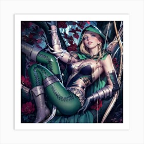 Arrow Girl Art Print