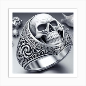 Skull Ring 2 Art Print