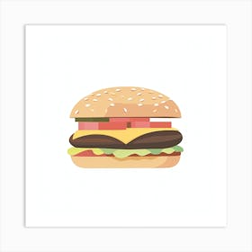 Hamburger 7 Art Print