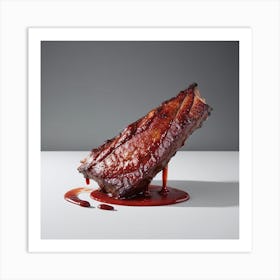 Barbecue Ribs Art Print