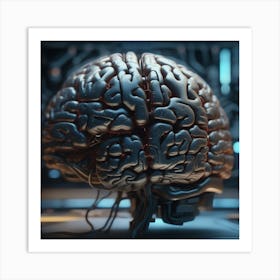 Artificial Brain 69 Art Print