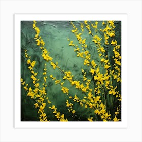 Forsythia 3 Art Print