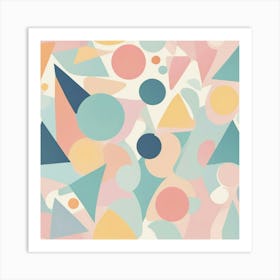 Abstract Geometric Pattern 42 Art Print