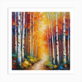 Birch Trees 11 Art Print