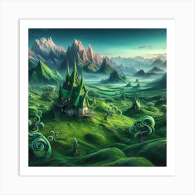 Fairytale Landscape Art Print