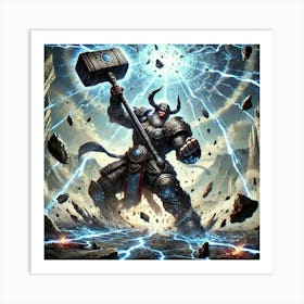 Arin Stonebreaker Earthquake Smash Art Print