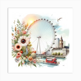 London Eye 2 Art Print