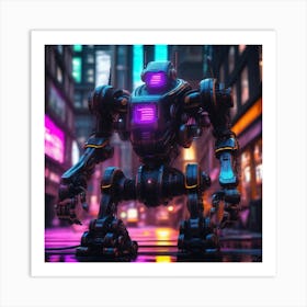 Futuristic Robot 38 Art Print