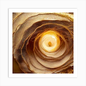 Photograph - Golden Spiral Poster